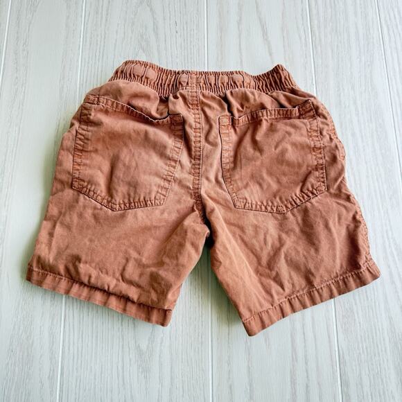 Cat & Jack Boys XS 4/5 Clay Orange Pull-On Shorts Drawstring - Picture 5 of 5
